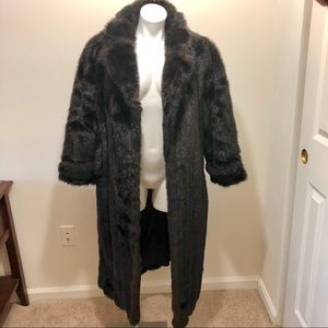 Faux Fur Brown Coat Gatsby Style